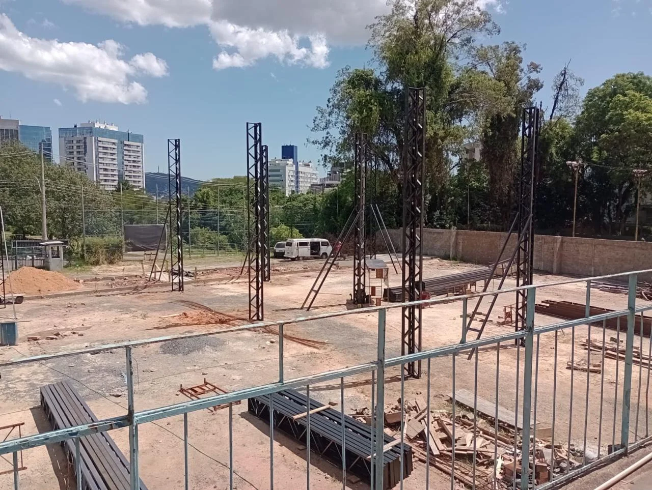 estrutura em aço